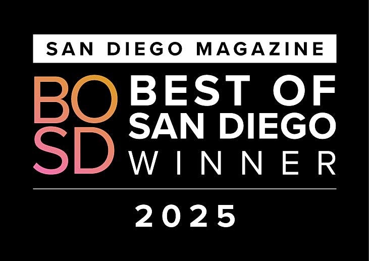Best of San Diego Magazine Winner 2025
